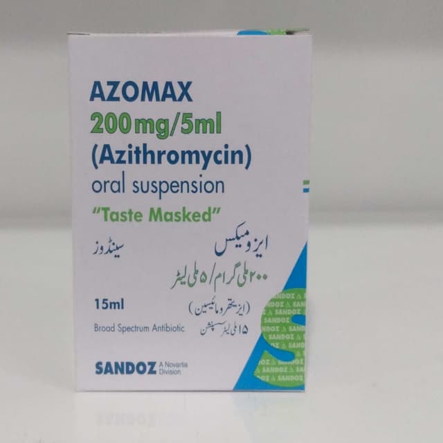 Azomax 200 mg / 5 ml Oral Suspension