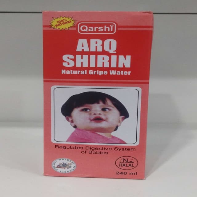 Arq e Shirin ( Qarshi ) 240  ml ,  Natural Gripe Water