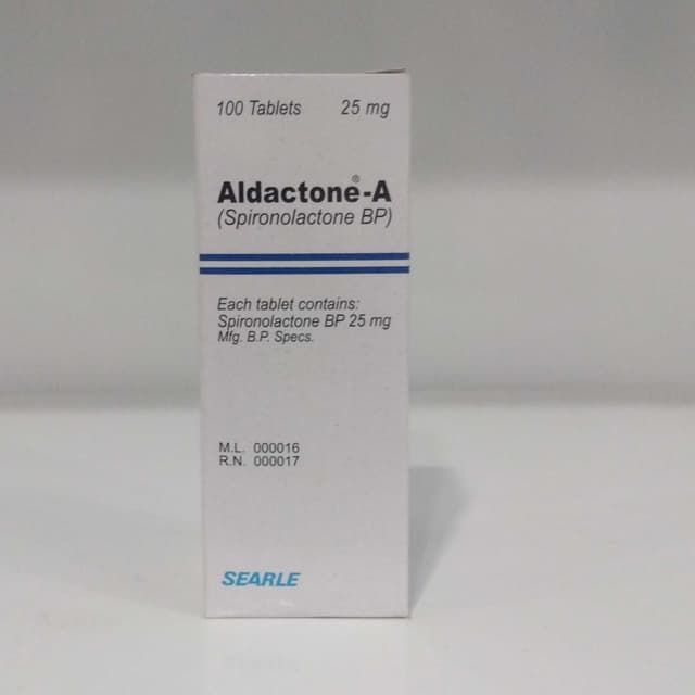 Aldactone - A , 25 mg , 100 Tablets
