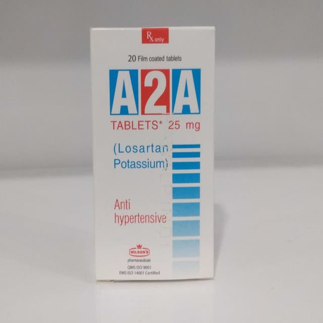 A2A , 25 mg , 20 Film coated Tablets