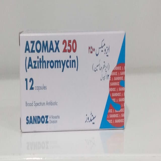Azomax 250 , 12 Capsules