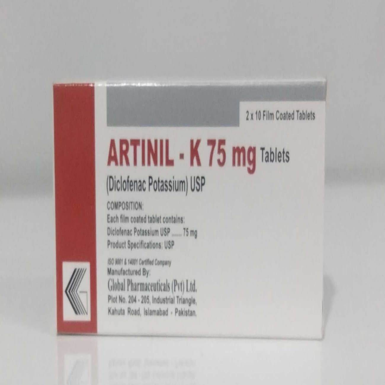 Artinil - K 75 mg Tablets