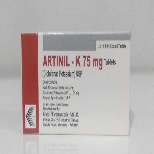 Artinil - K 75 mg Tablets